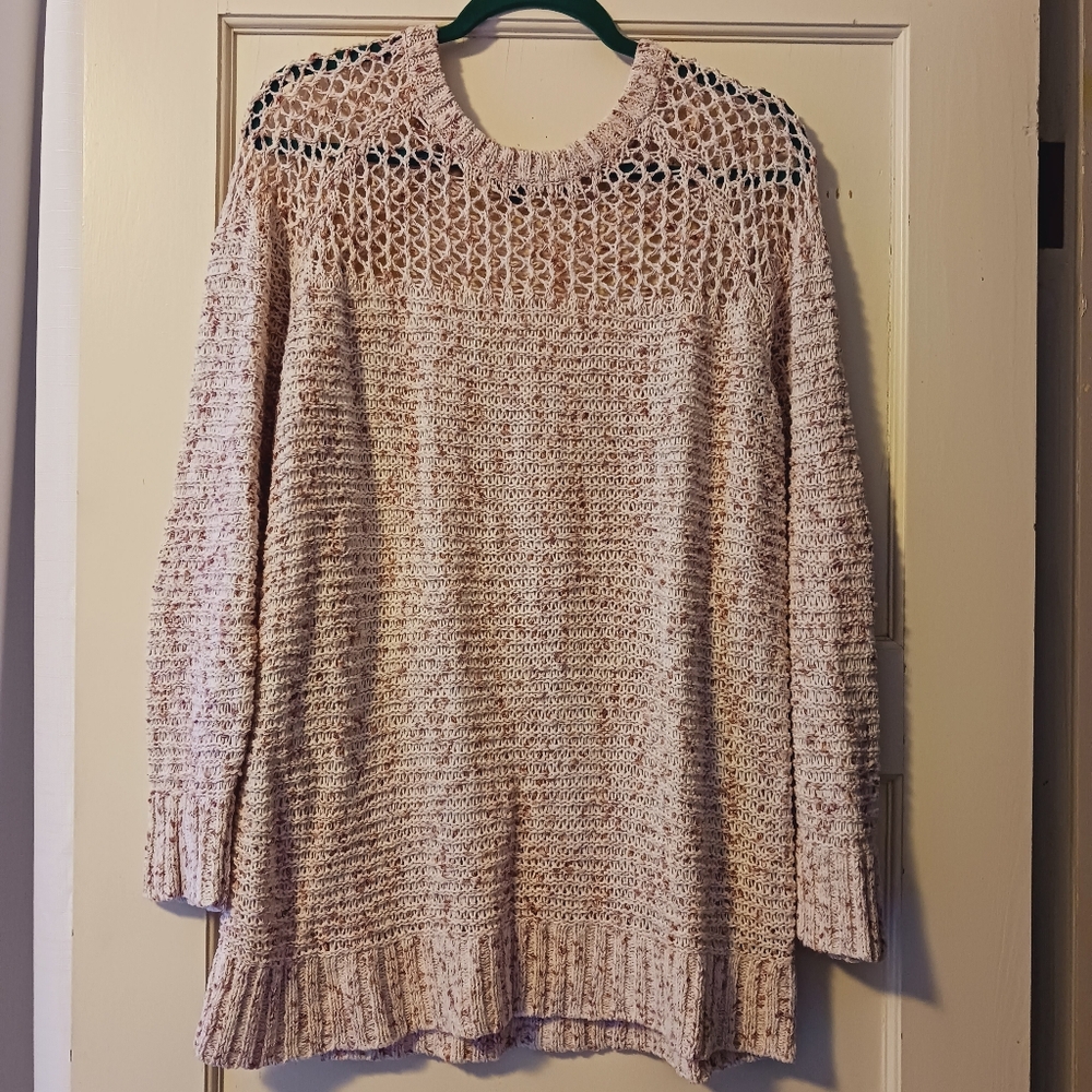 Cream And Red Torrid Sweater
